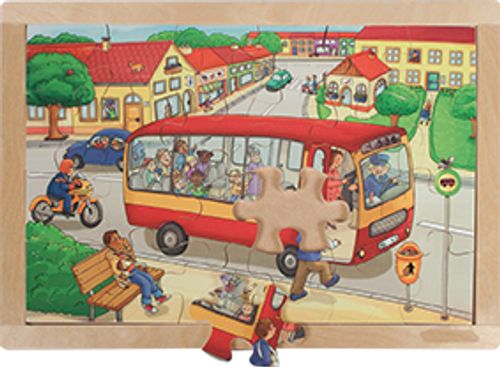 Rahmenpuzzle Kindergarten.