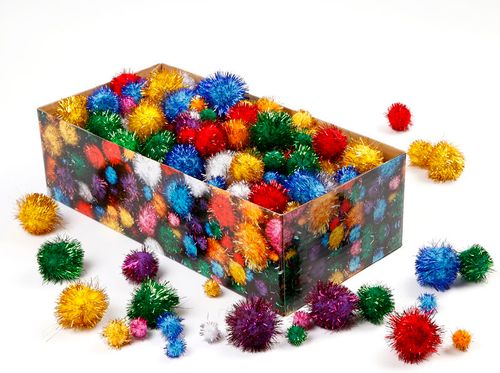 Glitterpompons