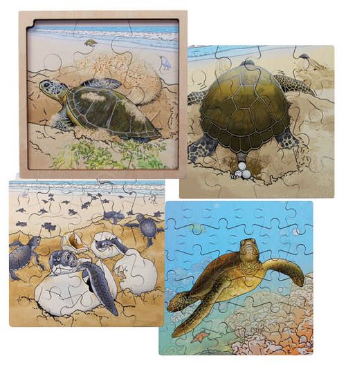 Circle of Life-Puzzle Schildkröte