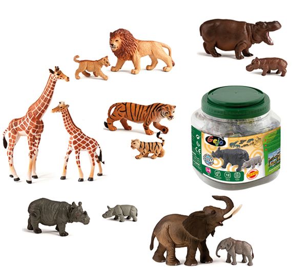 Wildtiere 12-teilig