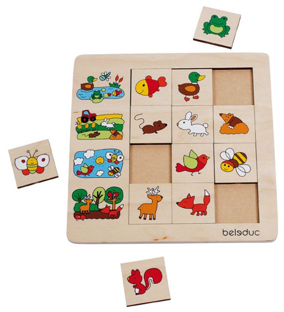 Sorteerpuzzel Omgevingen