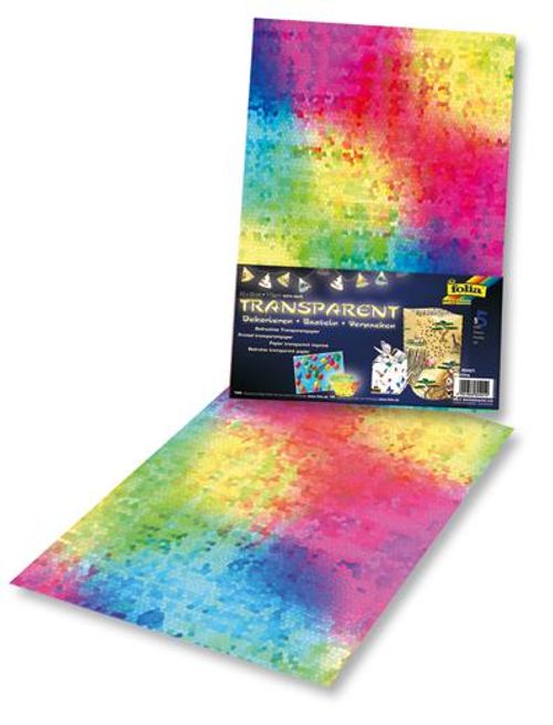 Transparantpapier/Vliegerpapier mozaiek