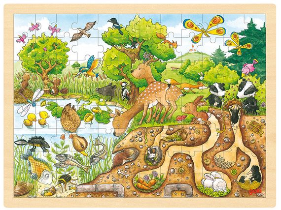 Einlegepuzzle Natur