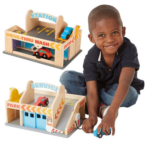 Garage met autowasstraat