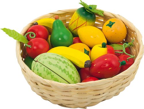Obst im Korb 23-teilig