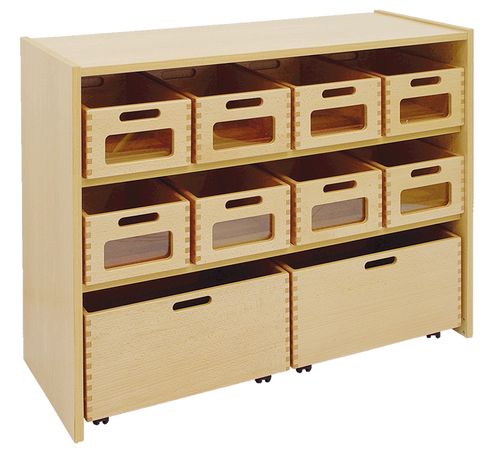 Schrank mit 8 Kästen