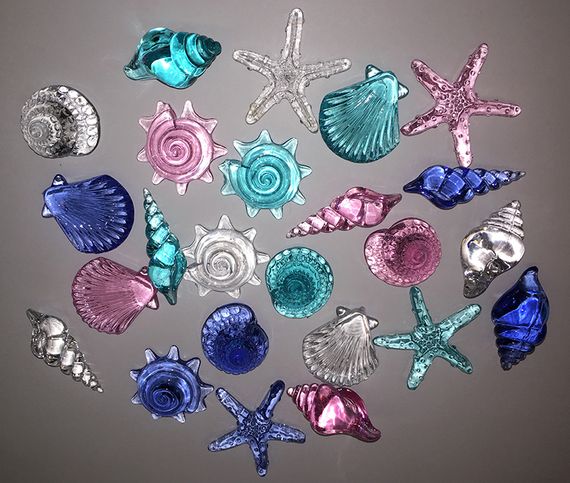 Acrylsteine Muscheln