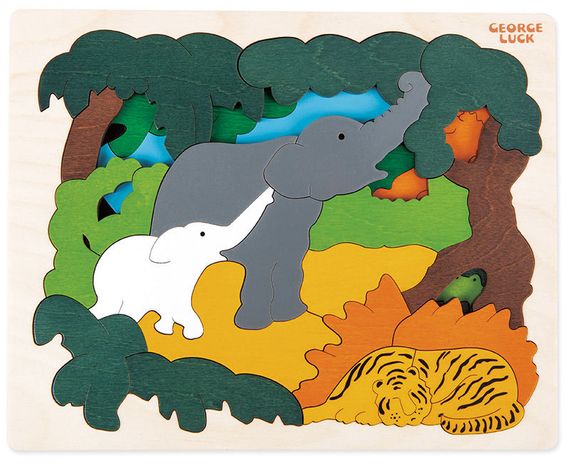 George Luck Puzzle Asiatische Tiere