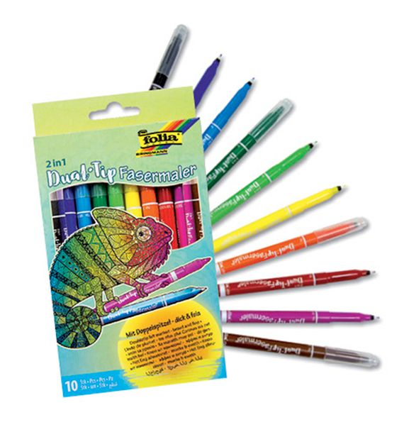 Viltstift 2 in 1 Dual Tip