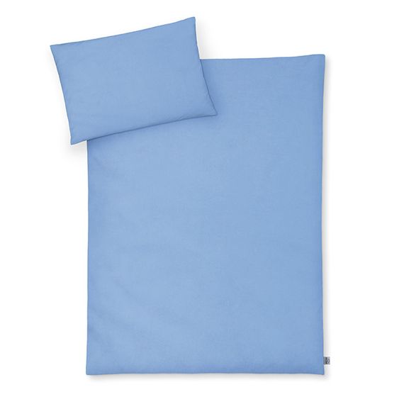 Bettwäsche 2-teilig uni blue
