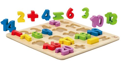Getallenpuzzel hout