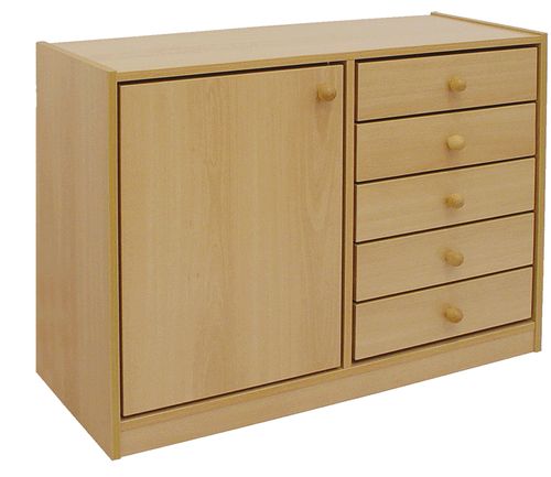 Schrank mit Türe links