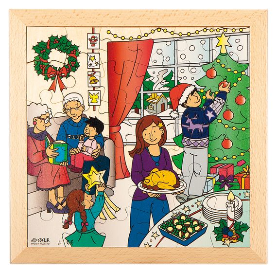 Puzzle Weihnachten (mit gratis App)