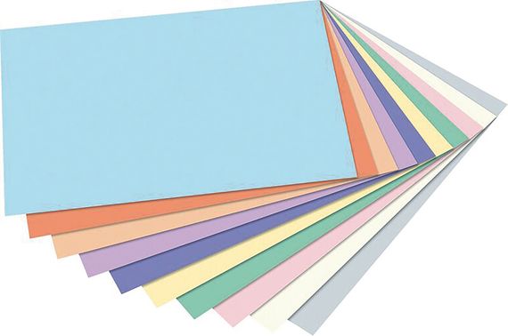 Dun Engles karton pastelkleuren