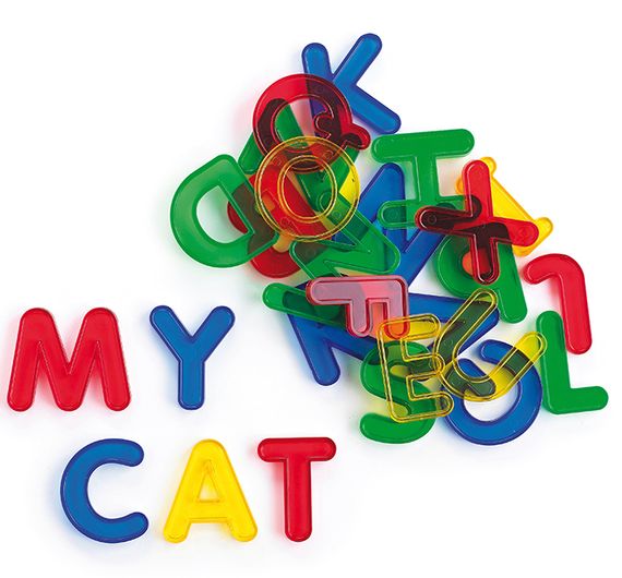 Transparante letters