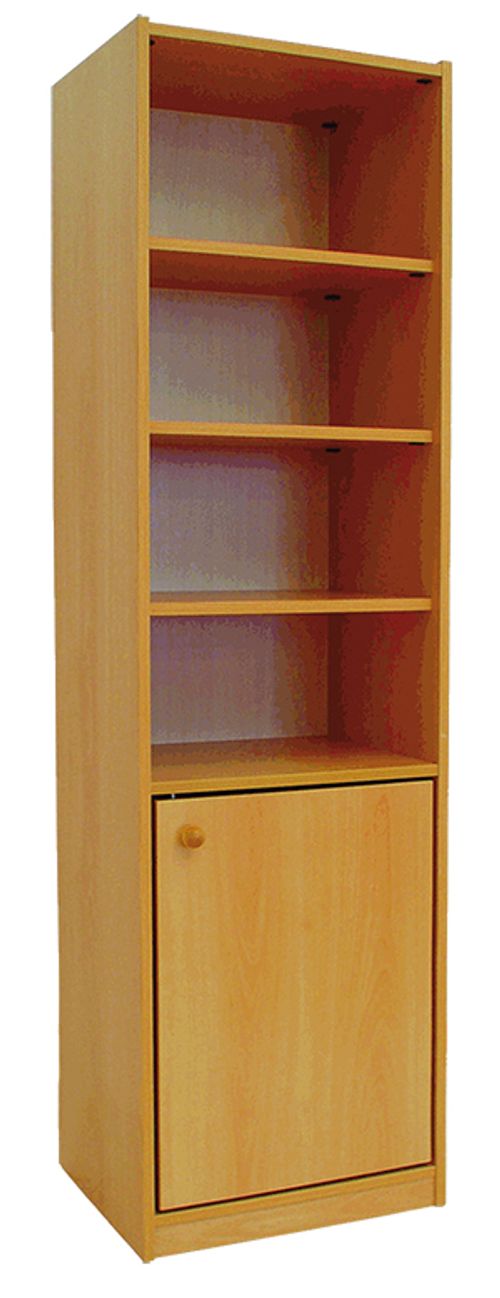 Schrank halboffen mit Tür