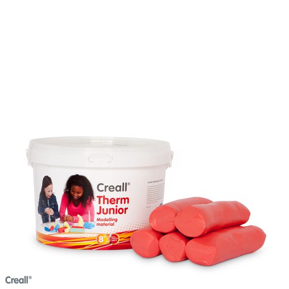 Creall-therm klei 2000 gram rood