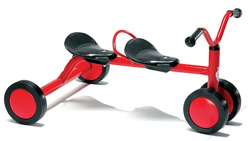 Winther mini loopfiets Tandem voor 2 kinderen