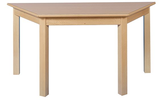 Tisch Trapez 160x80cm. Buche hell