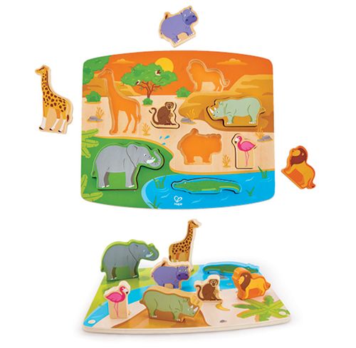 DUO-Puzzlespiel Wildnis