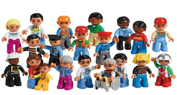 Lego Duplo Leute und Berufe Set.