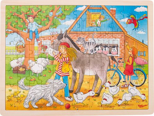 Puzzle Peggy auf dem Bauernhof