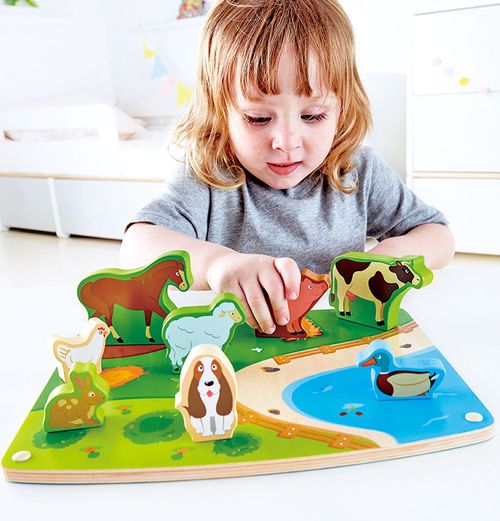 DUO-Puzzlespiel Bauernhof