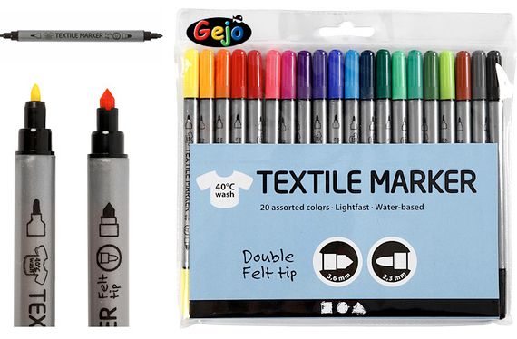 Textielstiften DUO