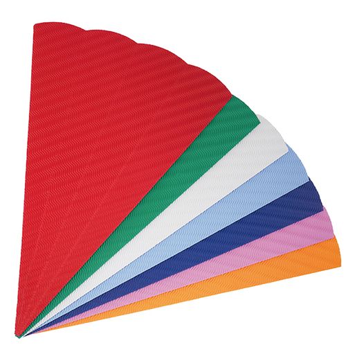 Große Schultüten aus 3D-Wellpappe 20 Stück in 5 Farben sortiert.
