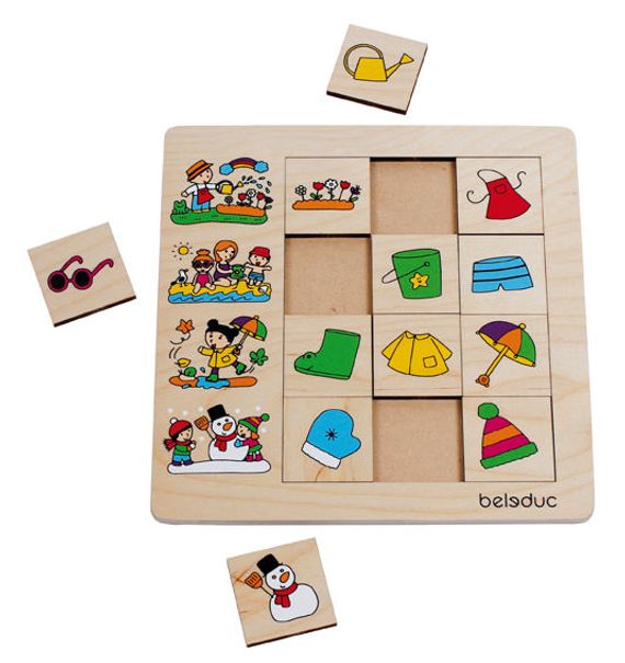 Sorteerpuzzel Jaargetijden