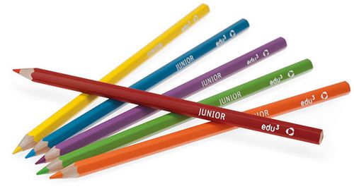 Kleurpotloden Edu3 dun, assortie