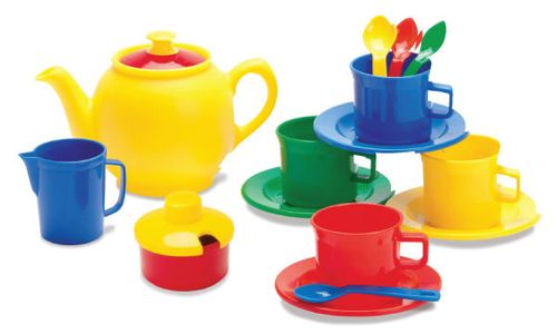 Teeservice Kunststoff 17 teilig