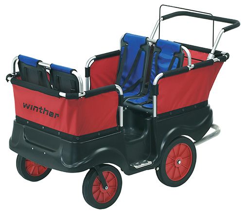Turtle Kinderbus für 4 Personen.