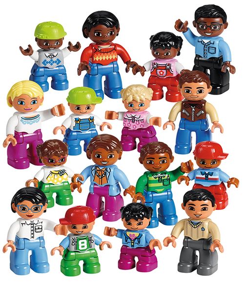Lego Duplo Leute aus aller Welt