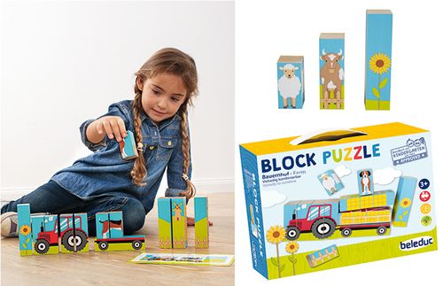 Blockpuzzle Bauernhof