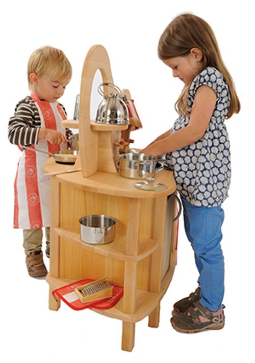 Kinderküche freistehend.