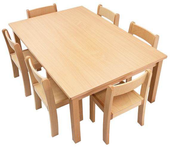 Tisch-Stuhl-Kombination Recto