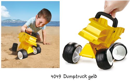 Zandauto Dumptruck, geel