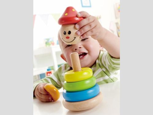 Stapelclown Holz