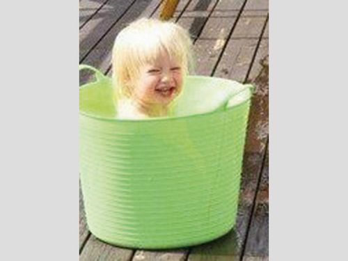 Tubtrug emmer 26 ltr. groen