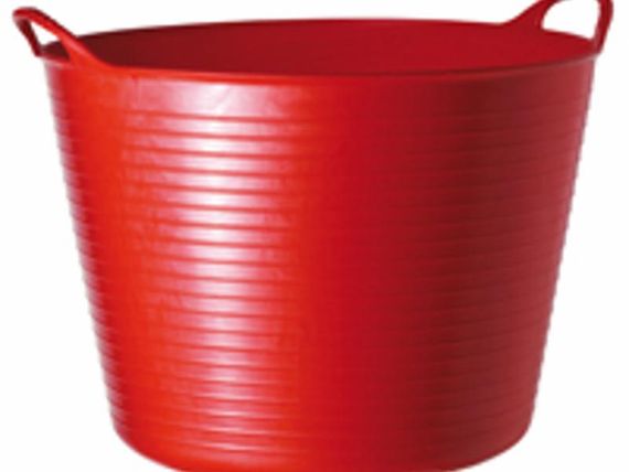 Tubtrug emmer 26 ltr. rood