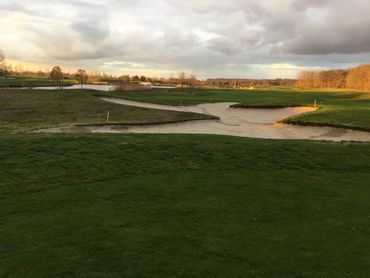 De golfbaan in Tilburg