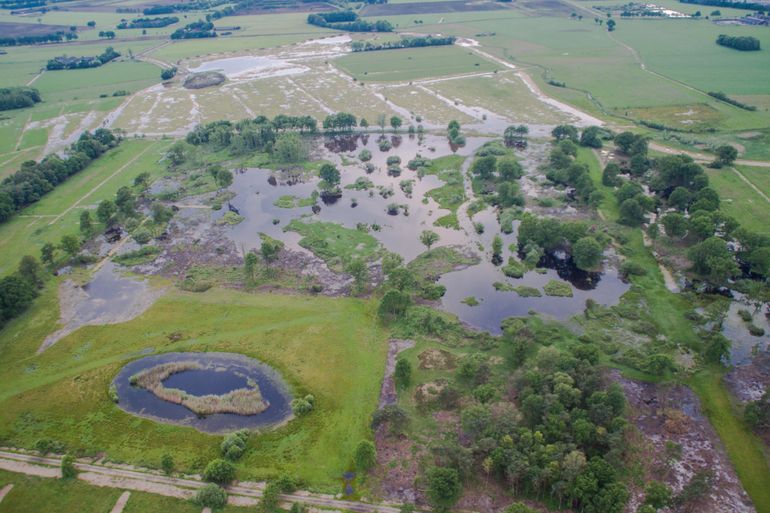 Empese en Tondense heide vanuit de lucht