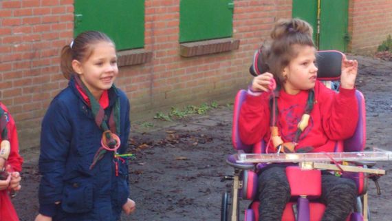 Kinderen met en zonder handicap ontmoeten elkaar bij Scouting