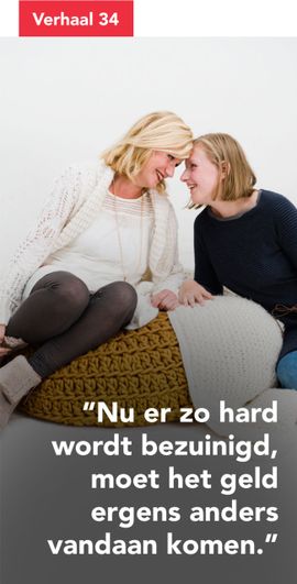 Nu er zo hard wordt bezuinigd moet het geld ergens anders vandaan komen.