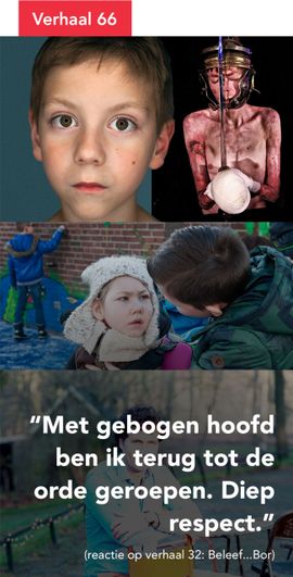 Met gebogen hoofd ben ik terug tot de orde geroepen. Diep respect.