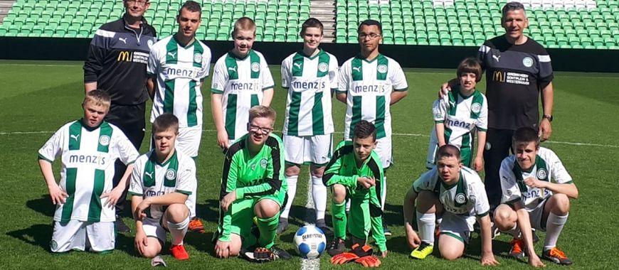 De spelers van Kids United gaan in de Bijzondere Eredivisie uitkomen voor FC Groningen