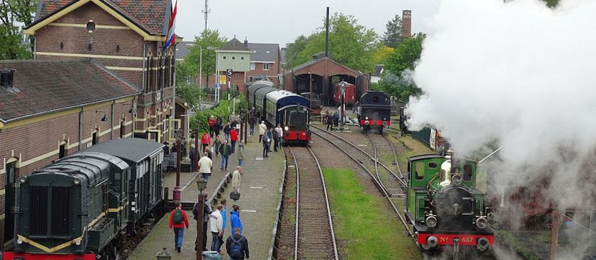 Foto vanaf loopbrug