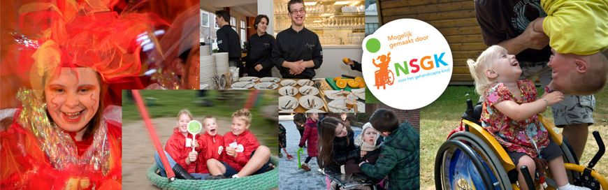 Allemaal verschillende foto's met het logo van NSGK