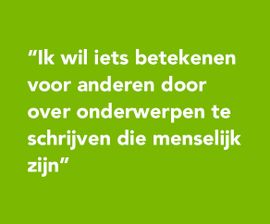 Quote van Aranka van Lindert, stagiaire NSGK in groen kader